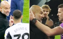 Pep Guardiola cãi nhau khắp sân sau thất bại của Man City