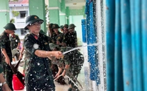 Nhiều trường học vùng lũ khẩn trương khắc phục để đón học sinh trở lại trường