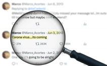 Từng có người nhắc đến vi rút corona trên X từ năm 2013?