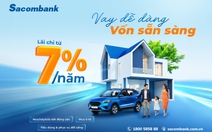 Sắm sửa cuối năm không lo nghĩ với lãi suất cho vay hấp dẫn từ Sacombank
