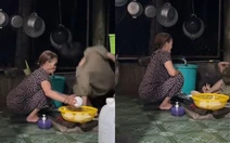 Cháu gái quay Vlog giúp bà rửa chén và cái kết