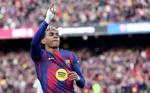 Yamal ghi bàn thắng lịch sử ở Camp Nou, Barca vươn lên dẫn đầu La Liga