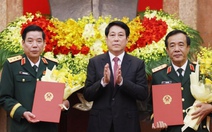Hai thứ trưởng Bộ Quốc phòng được thăng quân hàm thượng tướng