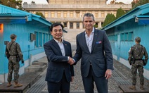 Hàn Quốc tố Triều Tiên bắn pháo khi Bộ trưởng Chiến tranh Mỹ thăm biên giới