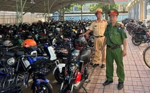 Cảnh sát giao thông TP.HCM phối hợp tổng kiểm tra các bãi xe trong trường học