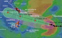 Bão Kalmaegi khi vào vùng biển miền Trung có thể vẫn giữ cường độ cấp 14, giật cấp 17