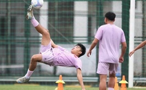 Đấu giao hữu tập dượt cho vòng loại châu Á, U17 Việt Nam thắng Campuchia 10-0