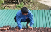 Không cầm được lòng khi thấy cảnh bà con ngồi trên mái nhà tránh bão lũ