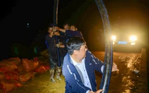 Xây khẩn cấp công trình ngăn vỡ hồ nước rất lớn ở Lâm Đồng