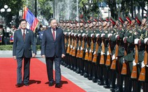 Lào đón Tổng Bí thư Tô Lâm theo nghi thức cao nhất dành cho nguyên thủ quốc gia