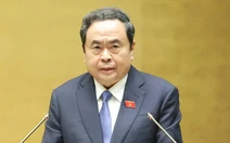 Chủ tịch Quốc hội Trần Thanh Mẫn phát biểu bế mạc kỳ họp thứ 10