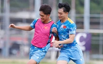 U22 Việt Nam tập dứt điểm nhiều hơn trước trận đấu U22 Philippines