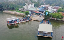 Phà Bình Quới chạy lại, người dân 'thở phào' vì né được điểm kẹt xe