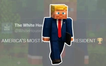 Nhà Trắng đăng tải ảnh ông Trump hóa thân thành nhân vật trong Minecraft?