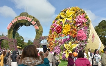 Bó hoa tươi khổng lồ ở Đà Lạt xác lập kỷ lục Việt Nam