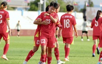 Nữ Việt Nam - Indonesia (hết hiệp 1) 1-0: Thanh Nhã vào sân