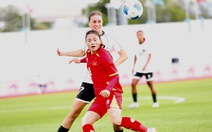 Nữ Việt Nam - Indonesia (hiệp 1) 0-0: Việt Nam ép sân, Indonesia co cụm phòng ngự