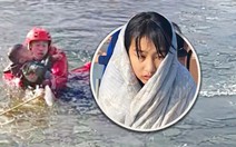 Bé gái 13 tuổi liều mình lao ra hồ băng cứu người, nói dối với bố quần áo ướt là do xe tưới nước