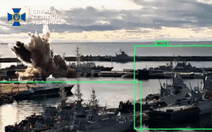 Ukraine tuyên bố xuồng không người lái lần đầu đánh trúng tàu ngầm Nga