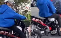 Chàng trai gặp nạn vì chạy xe máy kiểu 'cà chớn'