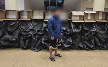 Vận chuyển gần 70.000 bao thuốc lá lậu, người đàn ông bỏ trốn rồi đầu thú sau 2 tuần