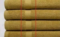 Giải đáp tranh luận vì sao có các đường dệt này trên khăn tắm