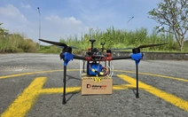 Startup công nghệ Saolatek thử nghiệm giao hàng bằng máy bay không người lái thành công