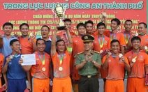 Đội Cụm thi đua 3A vô địch Giải bóng đá lực lượng Công an TP.HCM