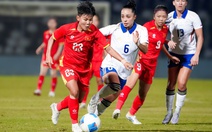 Nữ Việt Nam - Nữ Philippines (hiệp 2) 0-1: Luoise ghi bàn ở phút bù giờ thứ 4