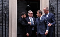 Tổng thống Zelensky tới London hội đàm với ba nhà lãnh đạo châu Âu