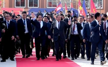 Thủ tướng Việt Nam và Thủ tướng Campuchia dự khai trương cặp cửa khẩu quốc tế Tân Nam - Meun Chey