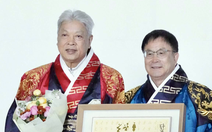 Ông Trương Ngọc Để được phong 9 đẳng huyền đai taekwondo