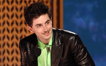 Timothée Chalamet sửng sốt khi giành giải SAG, tuyên bố muốn trở thành người vĩ đại