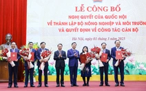 Bộ trưởng Bộ Nông nghiệp và Môi trường bổ nhiệm lãnh đạo các cục, vụ, đơn vị