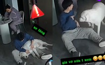 Chú chó giả vờ xỉu bị ông chủ bắt bài