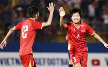 Việt Nam -Lào (Hiệp 1) 1-0: Châu Ngọc Quang mở tỉ số