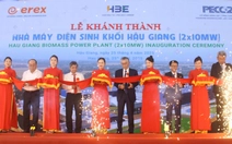 Vận hành nhà máy điện sinh khối dùng trấu đầu tiên tại Việt Nam