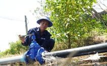 Nước sạch đã về với hàng trăm hộ dân xã nông thôn mới ở Cà Mau