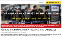 Thẻ nhập cảnh số của Thái Lan giúp cải thiện khả năng sàng lọc tội phạm