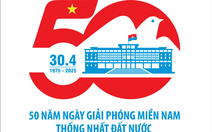 Ý nghĩa logo kỷ niệm 50 năm Ngày Giải phóng miền Nam, thống nhất đất nước
