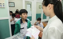 Khảo sát để tuyển sinh lớp 6 Trường Trần Đại Nghĩa vào ngày 16-6
