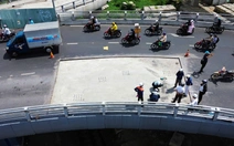 Vết sụt lún trên nút giao ngàn tỉ ở Nha Trang là do dầu mỡ