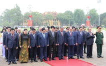 Lãnh đạo Đảng, Nhà nước vào Lăng viếng Chủ tịch Hồ Chí Minh dịp 19-5