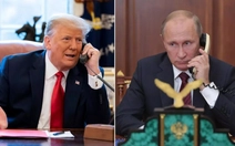 Ông Trump gọi ông Zelensky trước, điện đàm với ông Putin sau