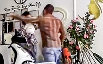 Xem xét phạt tiền người chồng đánh vợ bị tung clip lên mạng