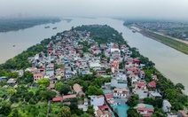 Toàn cảnh khu vực cầu Tứ Liên sẽ đi qua sau khi xây dựng xong