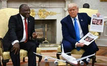 Ông Trump tranh cãi với Tổng thống Nam Phi ngay tại Nhà Trắng