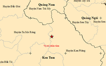 Quảng Nam và Kon Tum xảy ra liên tiếp 13 trận động đất