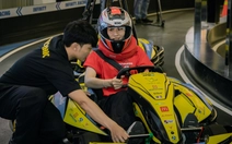 Đua go-kart xuyên tầng ở trung tâm thương mại TP.HCM