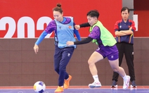 Tuyển futsal nữ Việt Nam làm quen sân đấu tại Trung Quốc
